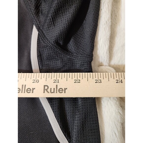 Adidas Shirt Mens‎ 3 Stripe Climalite High Performance Breathable Black Large - Picture 5 of 6